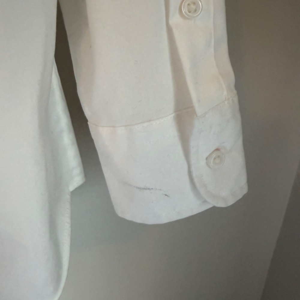 Crewcuts Boys White Ludlow Shirt 6–7 - Picture 4 of 6